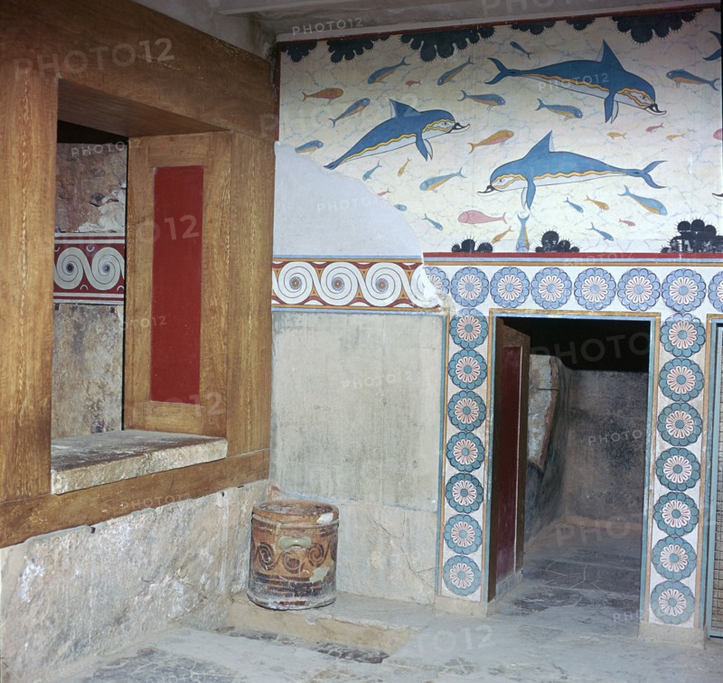 Room in the 'Queen's apartments' in Knossos, 17th century. Artist: Unknown