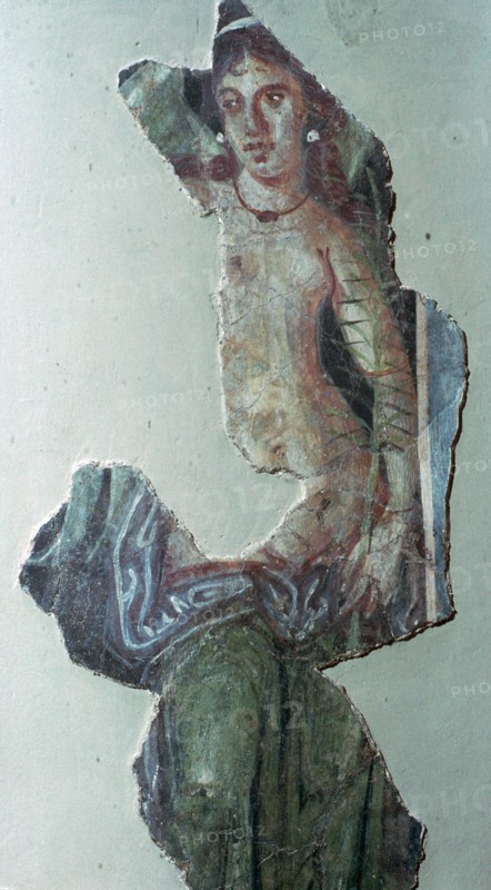 Roman wall-painting with a mythological subject. Artist: Unknown