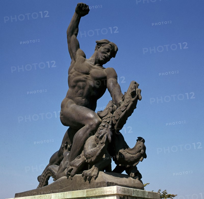 Detail of the Liberation monument in Budapest. Artist: Zsigmond Kisfaludi Strobl