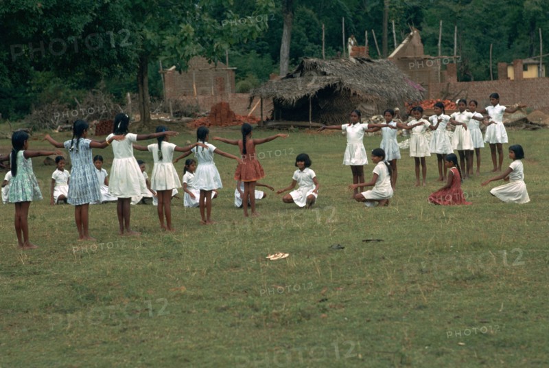 P.E class in Sri Lanka. Artist: CM Dixon Artist: Unknown