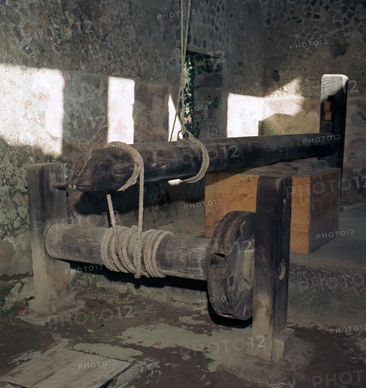 Wine-press in a house in the Roman town of Pompeii, 1st century. Creator: Unknown.