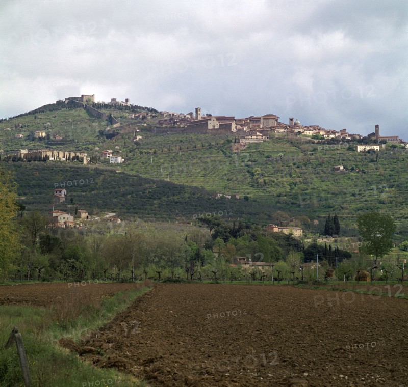 Cortona, a hill town in central Italy. Artist: Unknown