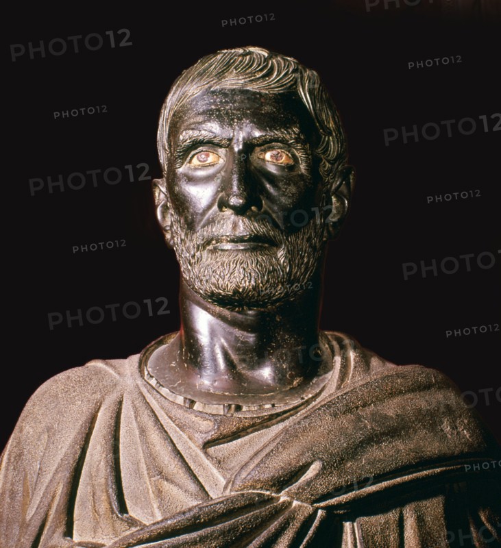 Bronze head of 'Brutus', 4th century BC. Artist: Unknown