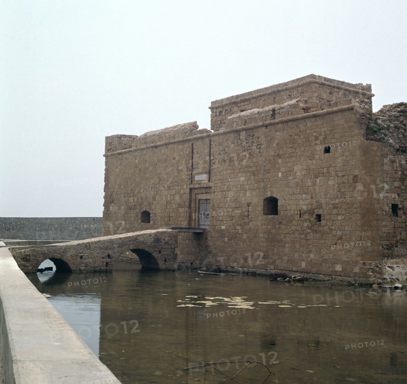 The Turkish fort at Paphos, 16th century. Artist: Unknown