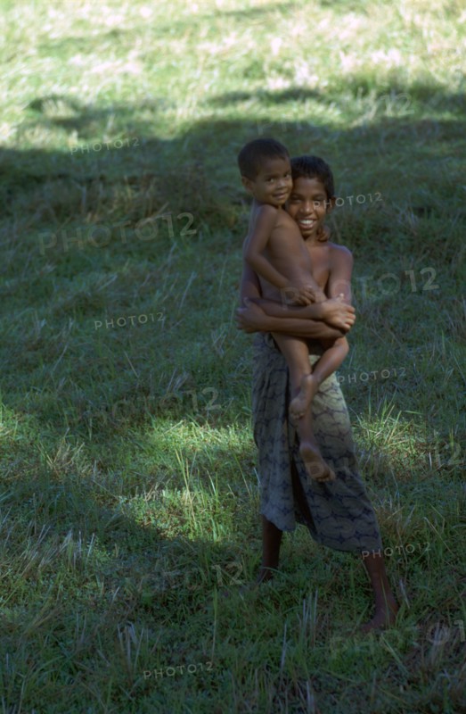 Sri Lankan children. Artist: CM Dixon Artist: Unknown