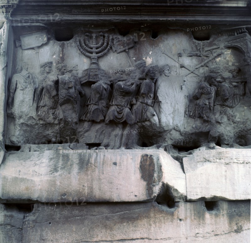 Detail of the arch of the Emperor Titus, 1st century. Artist: Unknown