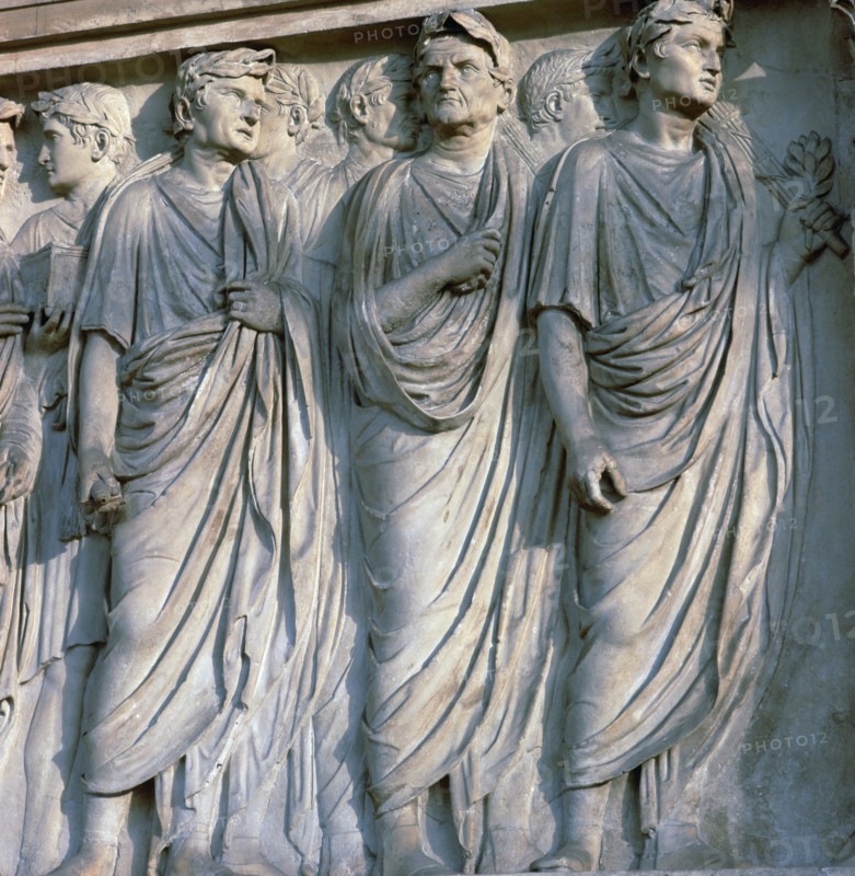 Detail of the Ara Pacis, 1st century BC. Artist: Unknown