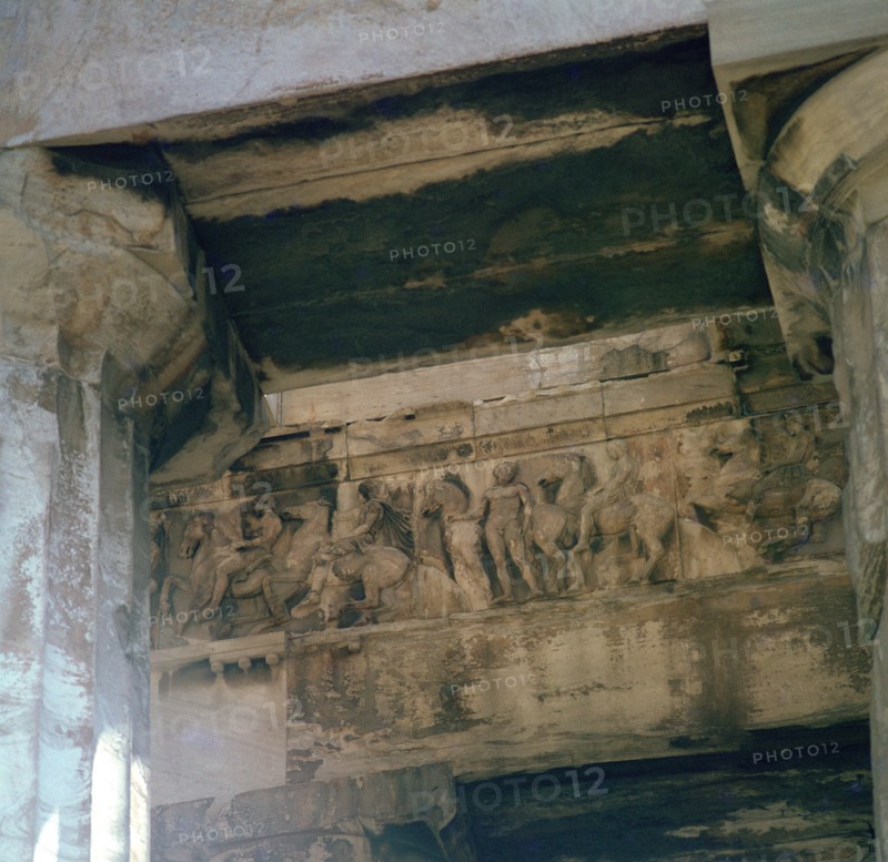 Detail of part of the Panathenaic frieze on the Parthenon, 5th century BC. Artist: Unknown