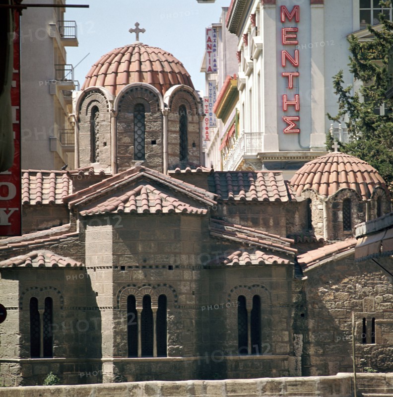 Byzantine church of Agios Eleptherios in Athens, 11th century. Artist: Unknown