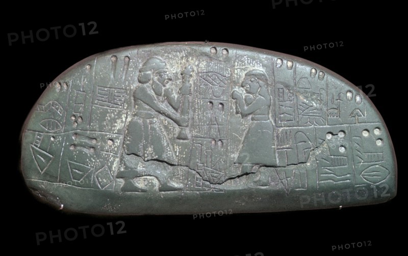 The Sumerian 'Blau Tablet', 30th century BC. Artist: Unknown