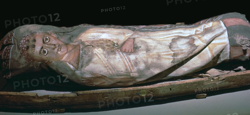 Roman period Egyptian mummy of a child, 3rd century. Artist: Unknown