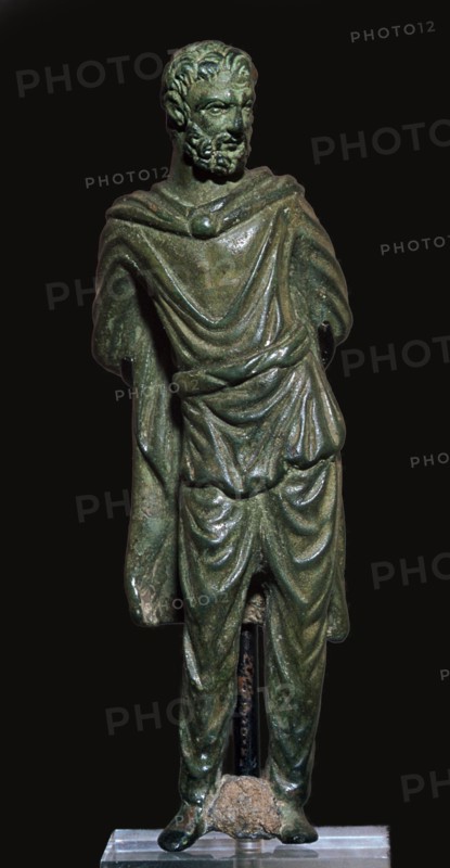 Roman bronze of a Gaulish prisoner. Artist: Unknown