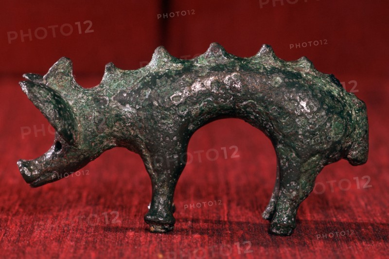 Celtic bronze boar, Hounslow, Middlesex, England, 1st century BC- 1st century AD. Artist: Unknown