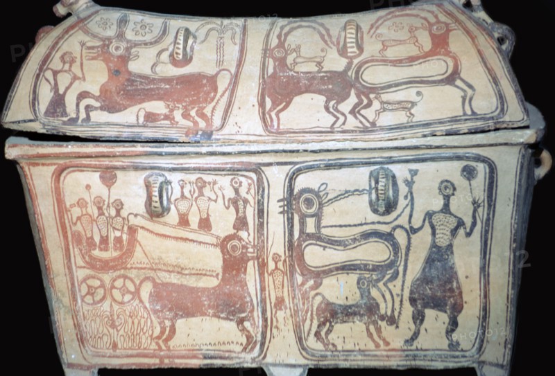 Late Minoan sarcophagus. Artist: Unknown