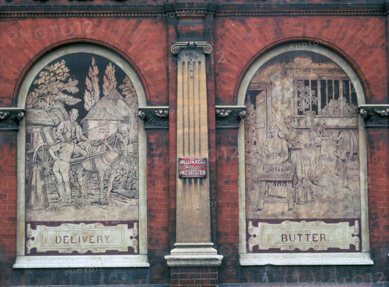 Facade of 19th century dairy. Artist: Unknown