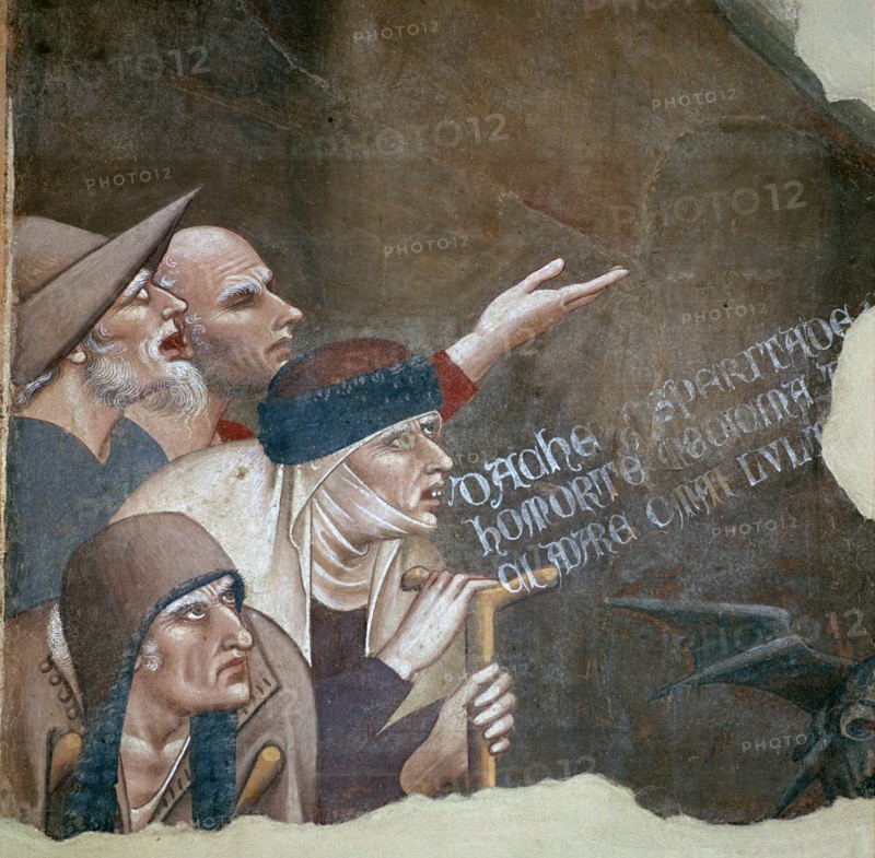 Fresco of the 'Triumph of Death', 14th century. Artist: Andrea Orcagna