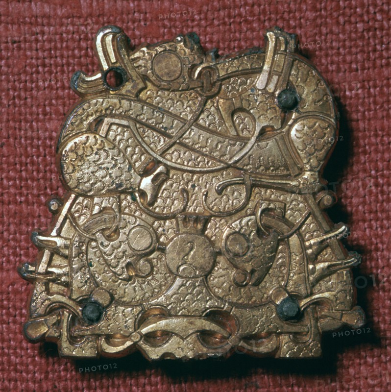 Brooch from a Viking grave, 9th century. Artist: Unknown