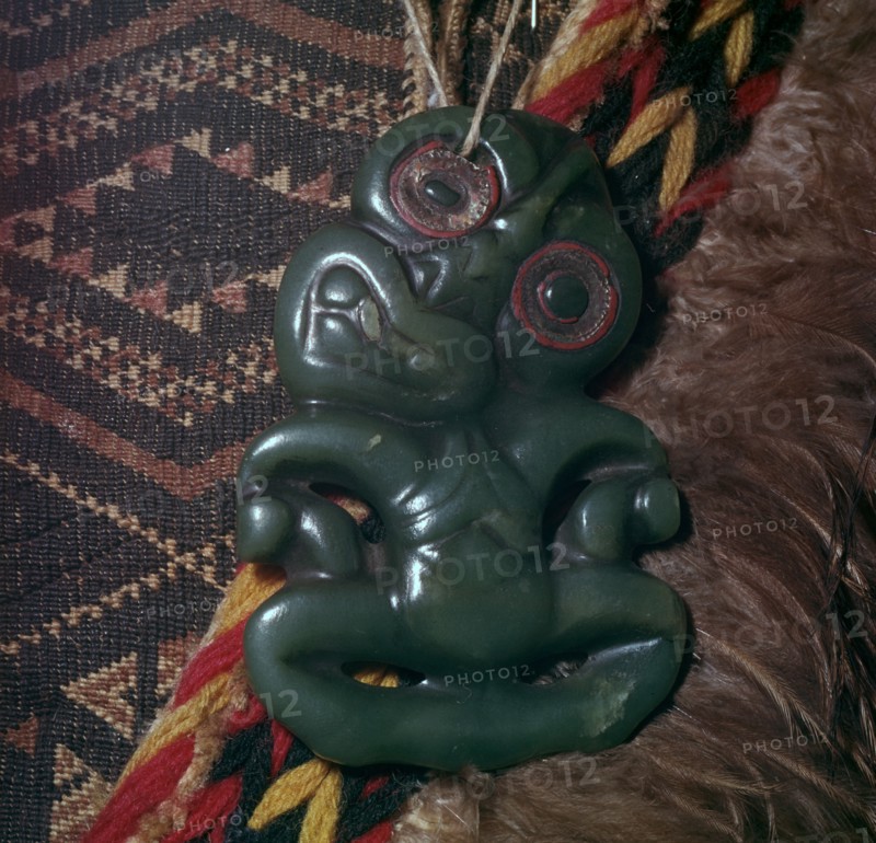 Protective Maori amulet, 19th century. Artist: Unknown