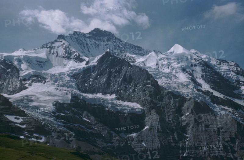 Jungfrau in the Swiss Alps. Artist: Unknown