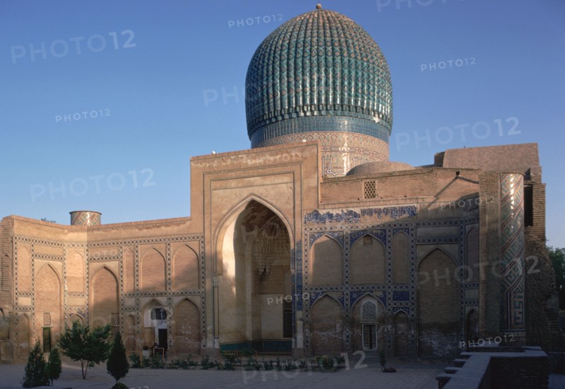 Gur-I-Mir Mausoleum in Samarkand. Artist: Unknown