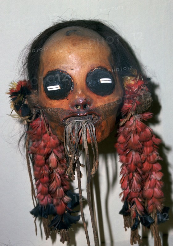 South Native American boiled head Artist: Unknown
