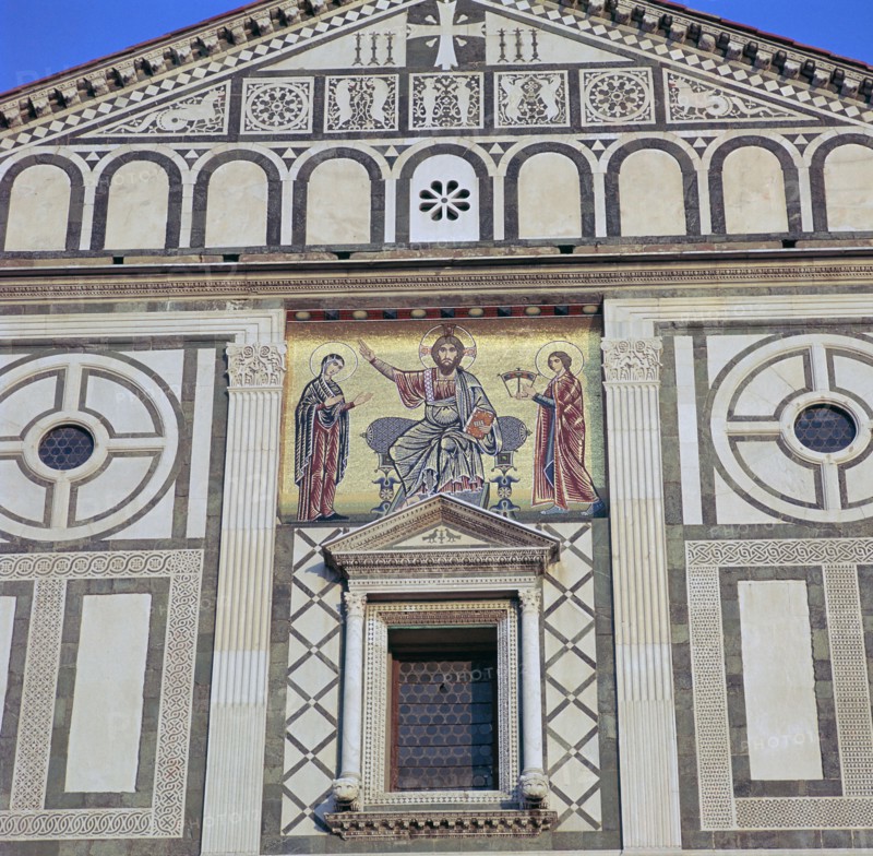 The west facade of San Miniato al Monte, 12th century. Artist: Unknown