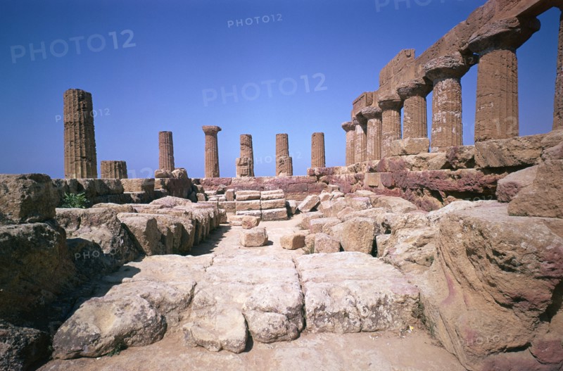 The doric temple of Hera at Agrigento, 5th century BC. Artist: Unknown