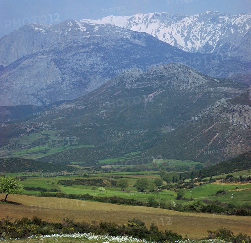 Mount Parnassus in Greece