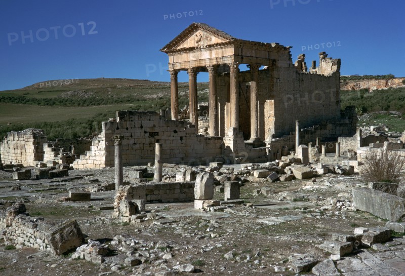 Capitol of Dougga, 2nd century. Artist: Unknown