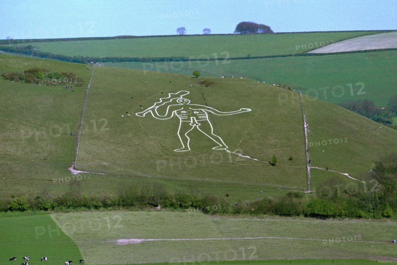 Cerne Abbas Giant, 18th century. Artist: Unknown