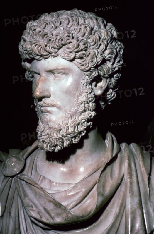 Portrait head of Emperor Lucius Verus. Artist: Unknown