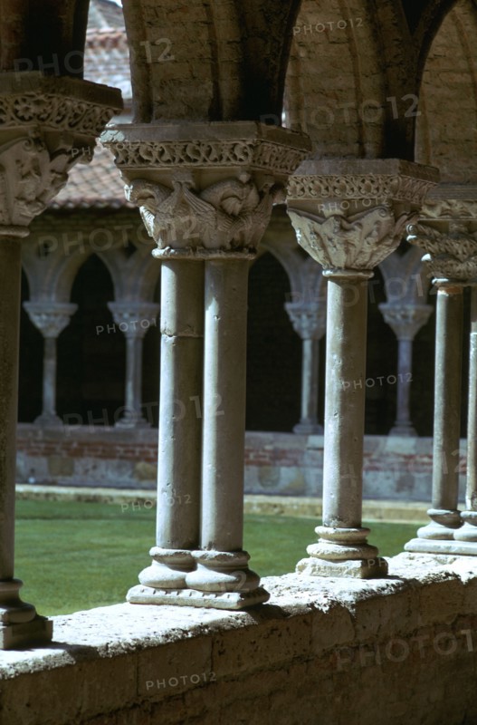 Cloister in the Abbey of Mossaic, 11th century. Artist: Unknown