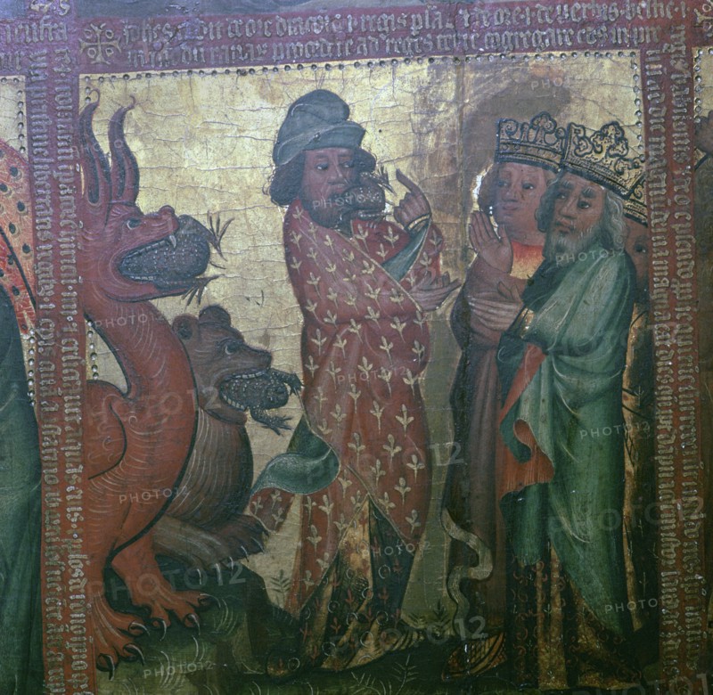 Panel forty four of the Altar of the Apocalypse, 15th century. Artist: Master Bertram of Hamburg