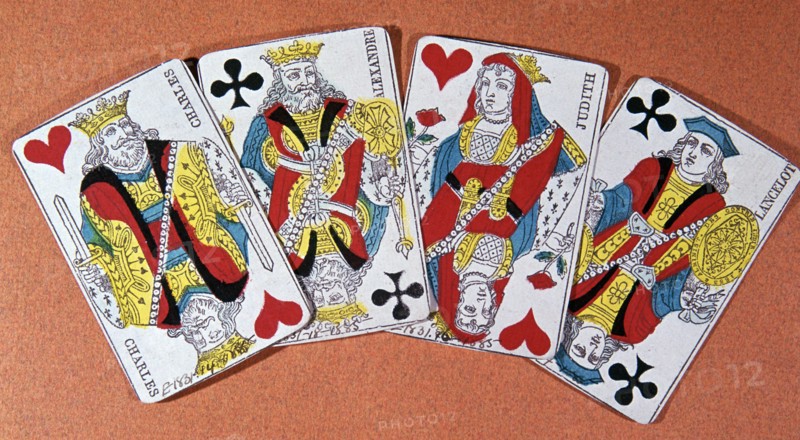 French playing cards, 19th century. Artist: Unknown