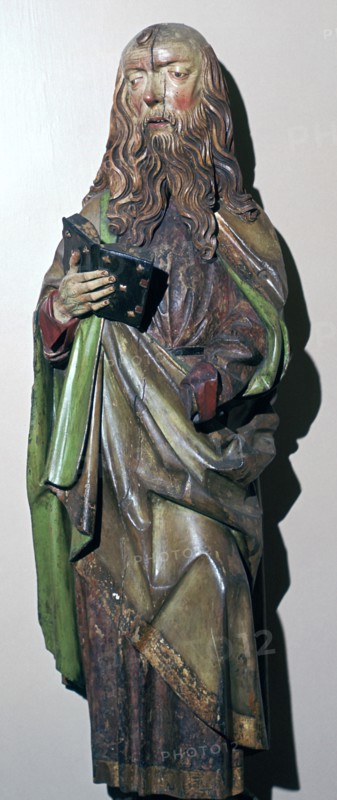 Limewood statuette of St Paul, 16th century. Artist: Unknown