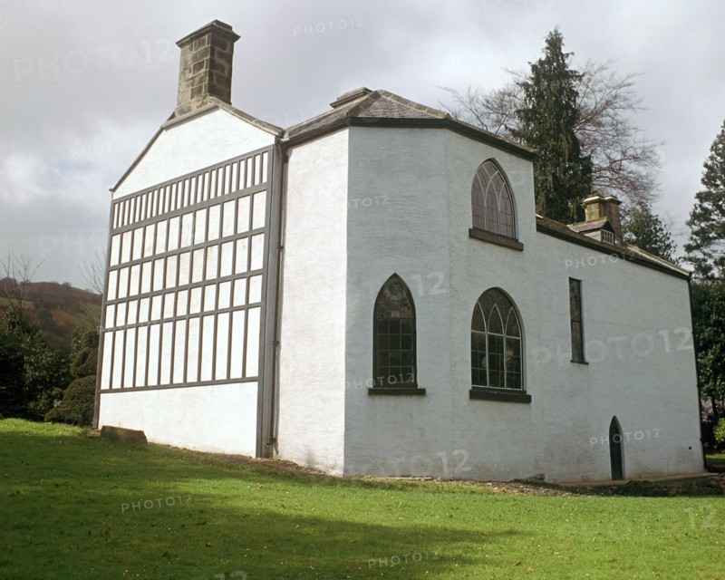 Timber-framed black and white house, 18th century. Artist: Unknown