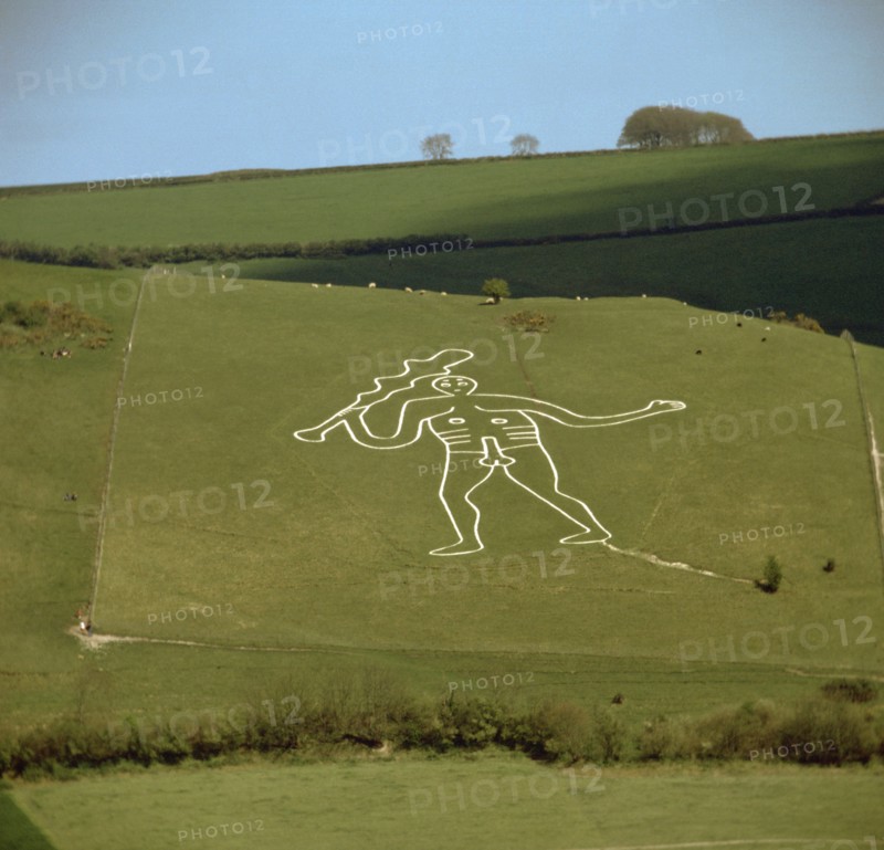 Cerne Abbas Giant, 18th century. Artist: Unknown