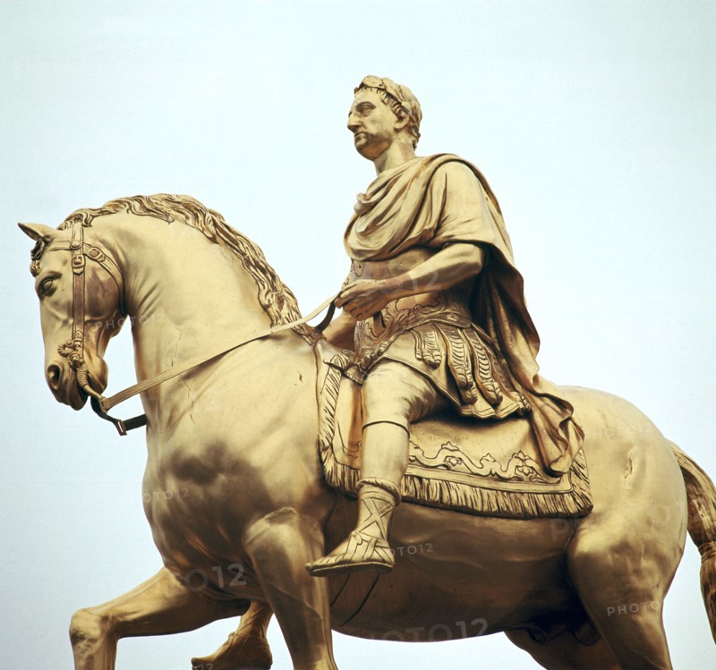 Equestrian Statue of King William III, 18th century. Artist: Peter Scheemakers