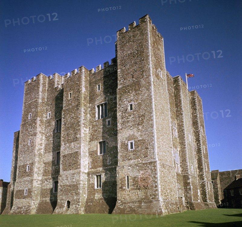 The Norman Keep of Dover Castle, 12th century. Artist: Unknown