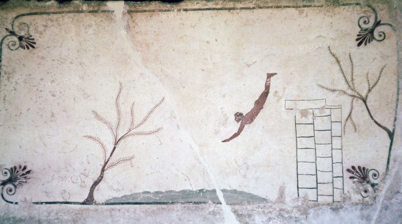 Greek Tomb Painting, 5th century BC. Artist: Unknown