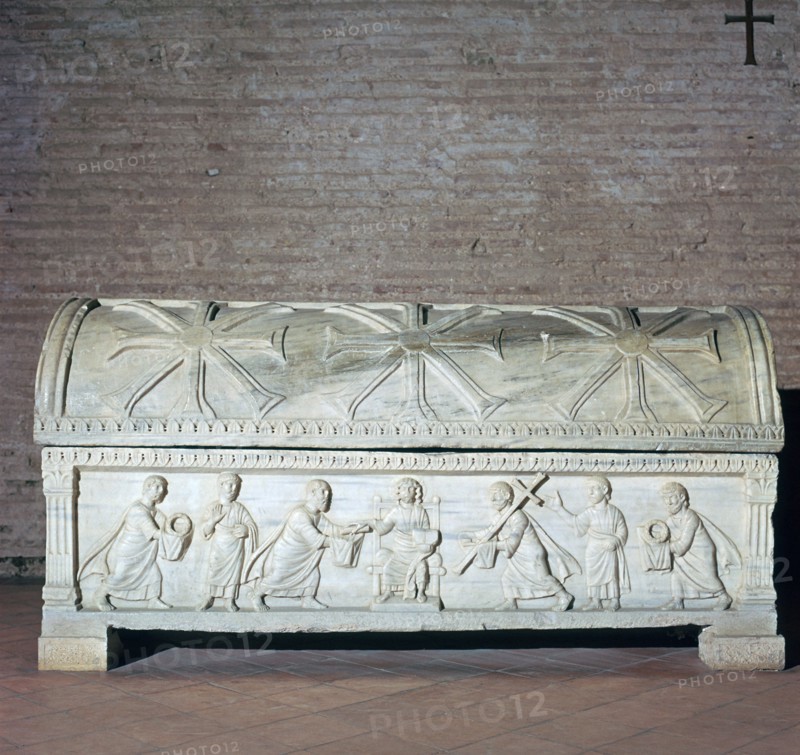 Early Christian Sarcophagus, 5th century. Artist: Unknown