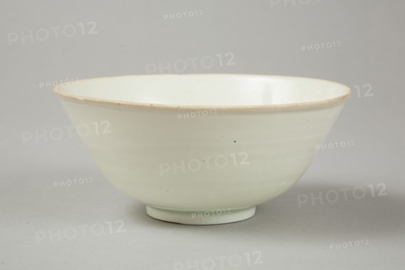 Qingbai glazed deep bowl, Yuan dynasty (1279-1368). Artist: Unknown.