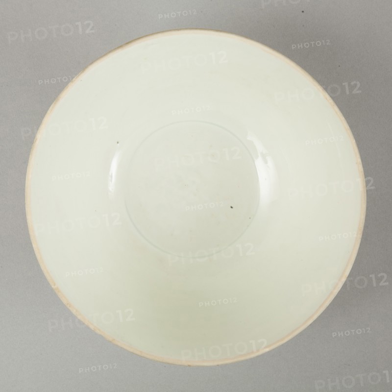 Qingbai glazed deep bowl, Yuan dynasty (1279-1368). Artist: Unknown.