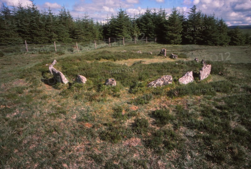 Stone Alignment, 20th century. Artist: CM Dixon.