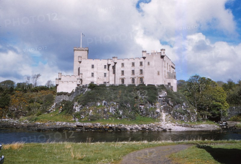 Dunvegan Castle from the Seaward side, Isle of Skye, Scotland, 20th century. Creator: CM Dixon.