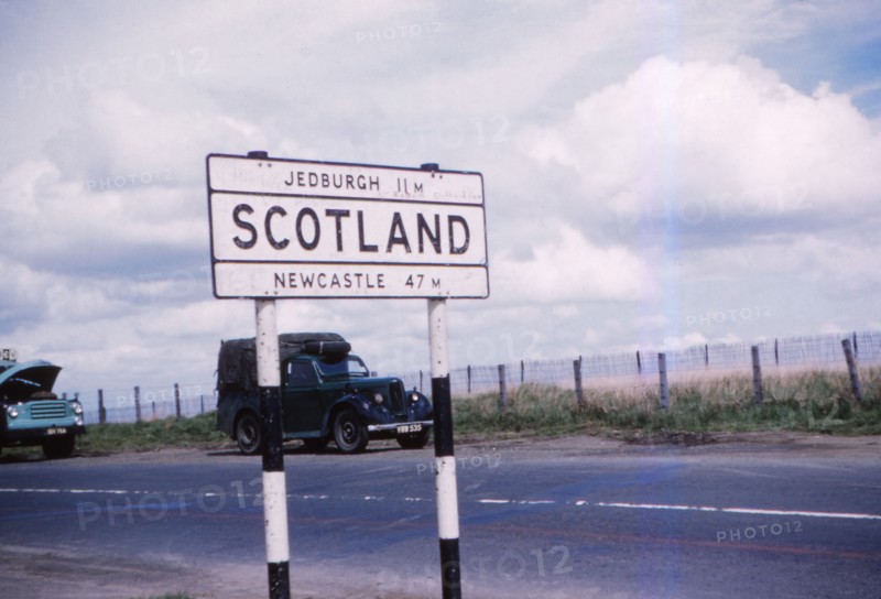Carter Bar on A68, the border with Scotland, c1960.  Artist: CM Dixon.