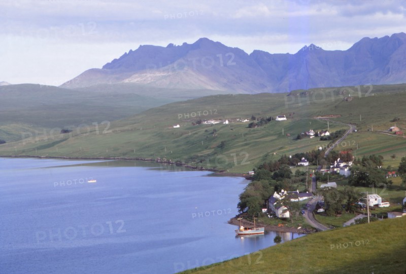 The Black Cuillin Hills from Carbost, Isle of Skye, Scotland, 20th century. Artist: CM Dixon.