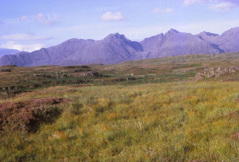 Black Cuillin Hills, from Rubha an Dunain, Isle of Skye, Scotland, 20th century. Artist: CM Dixon.