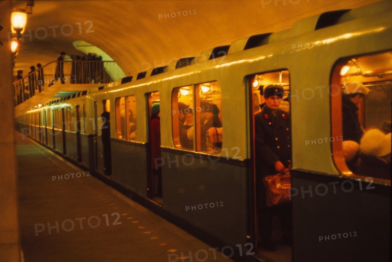 Underground Railway, Leningrad, 1970s. Artist: CM Dixon.