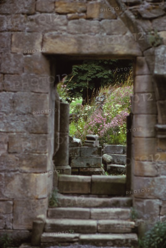 Jervaulx Abbey, Wensleydale, Yorkshire, 20th century. Artist: CM Dixon.